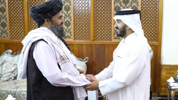 Deputy Prime Minister for Economic Affairs Meets with Qatari Ambassador