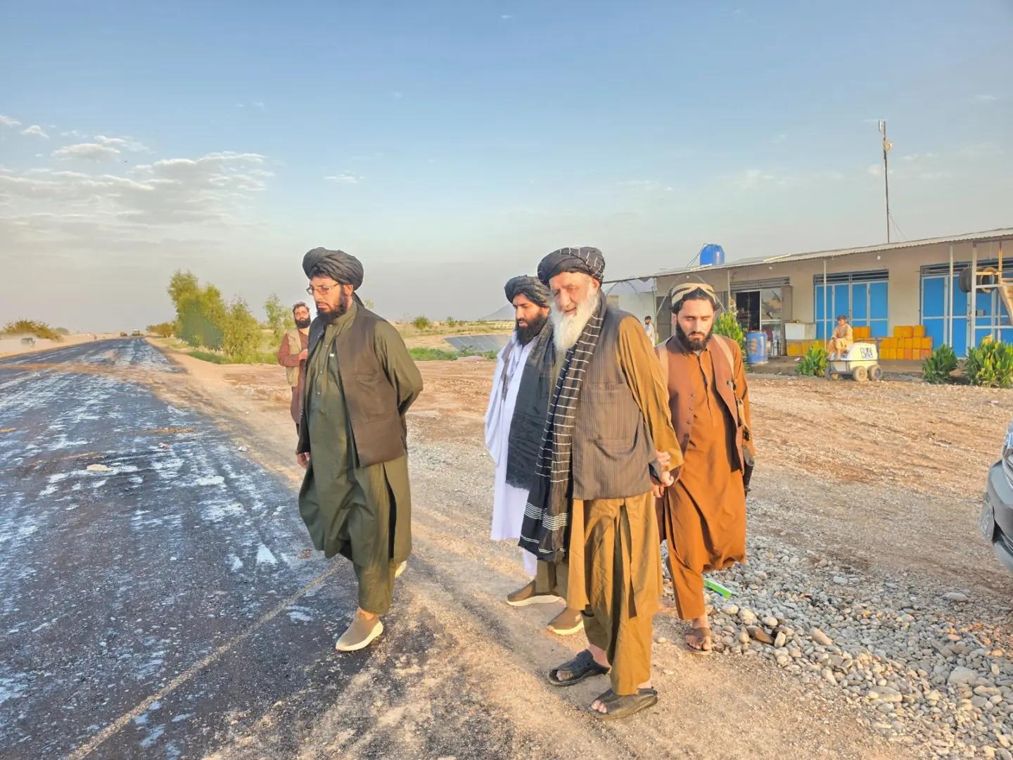 Public Works Minister Inspects Construction on Mile 78 Abu Nasr Farahi Road