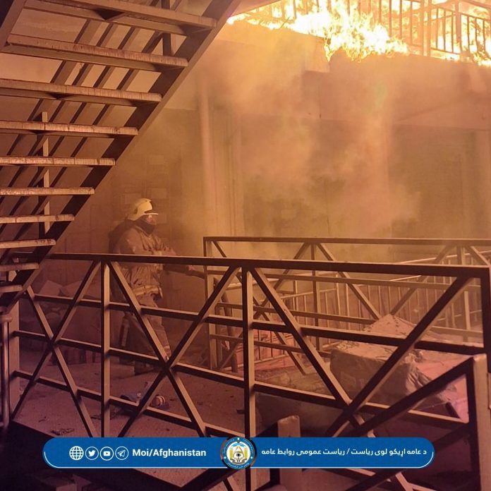 Fire in Kabul's Mandawi Market Causes Eight Million Afghanis in Losses