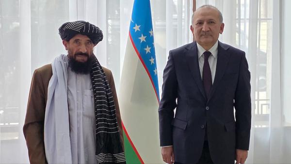 Islamic Emirate Chargé d'Affaires in Kyrgyzstan Meets Uzbek Ambassador