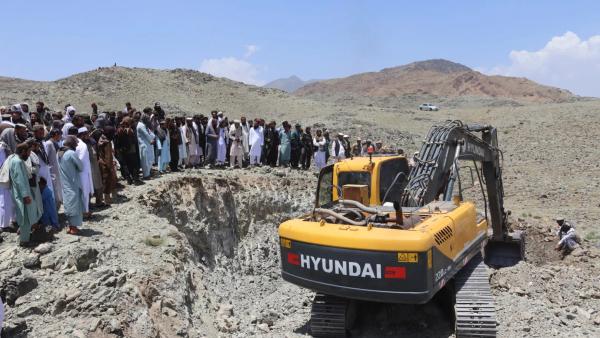 Green granite mine extraction begins in Khost province
