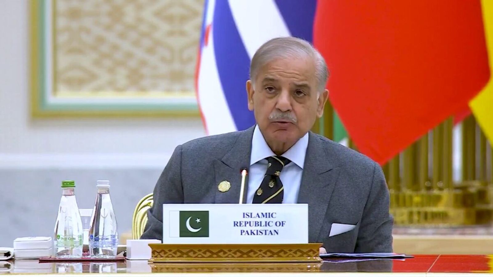 Pakistan PM Sharif says country facing terrorism on western borders