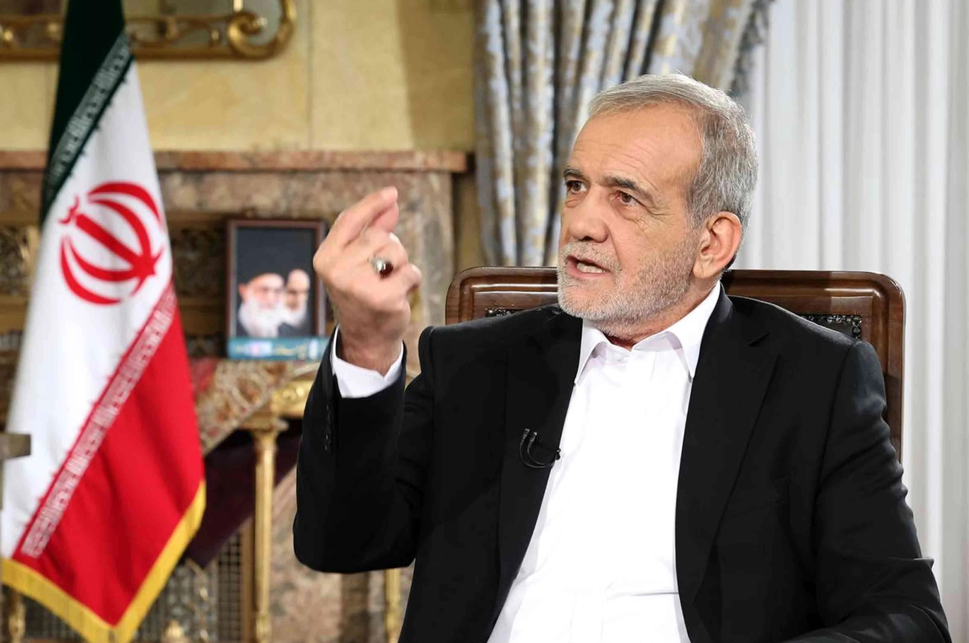 مسعود پزشکیان: د سولې خبرې اترې د تسلیمي په مانا نه دي
