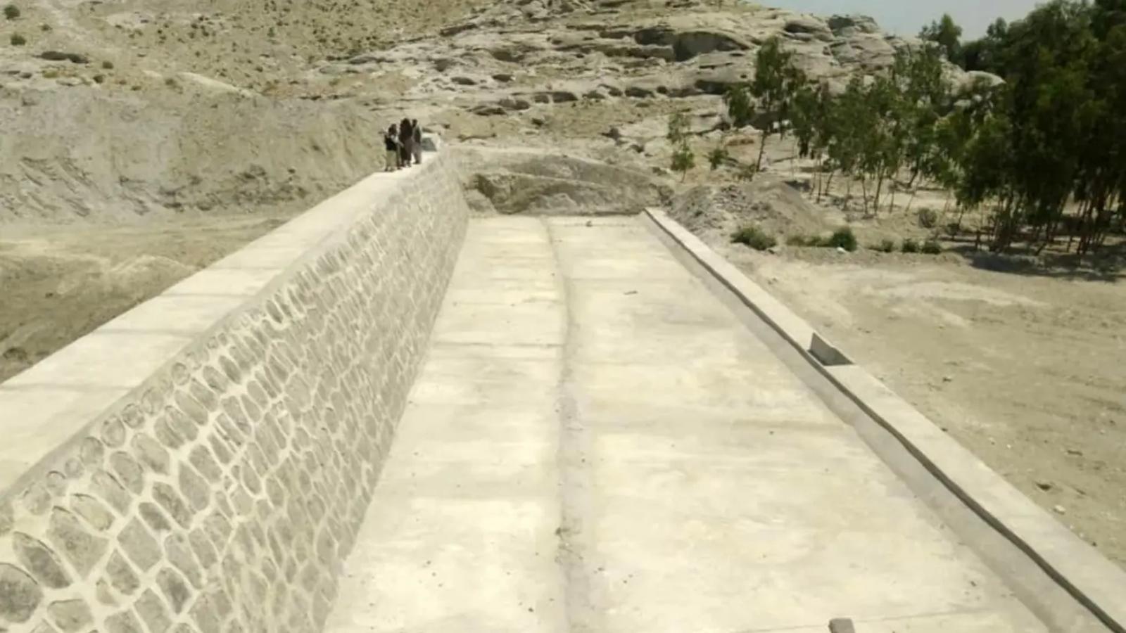 Small Water Dam Completed in Laghman's Qargha District