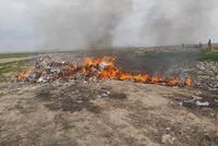 Afghanistan's Ministry of Public Health destroys 1,290 tons of substandard medicines and food