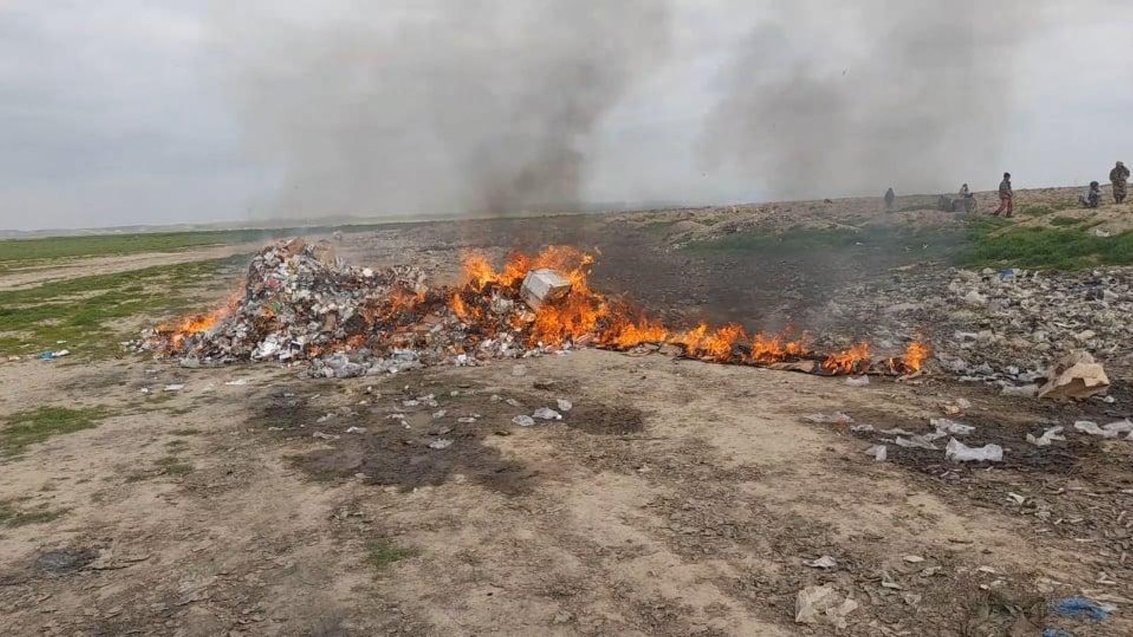 Afghanistan's Ministry of Public Health destroys 1,290 tons of substandard medicines and food