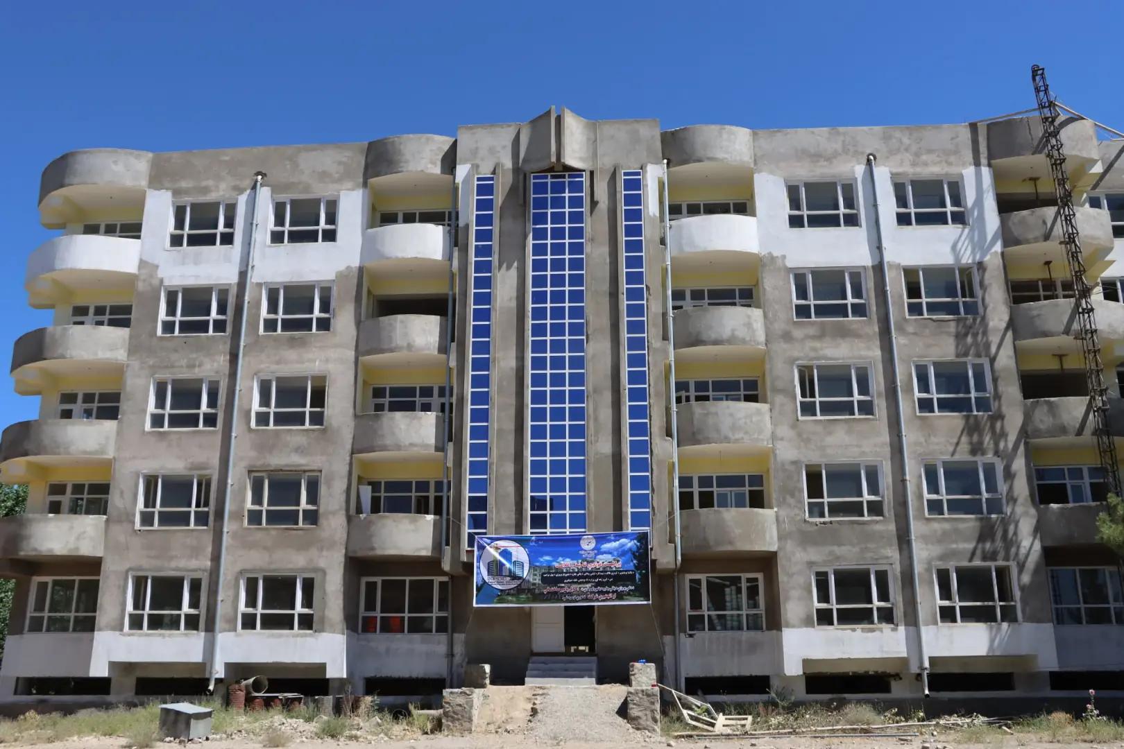 Construction work resumes on five dormitories at cost of 90 million Afghanis