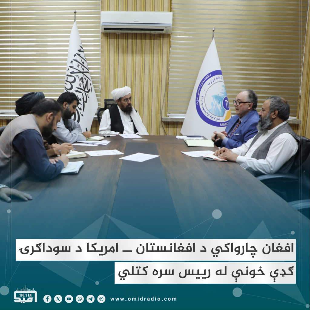 Afghan Mining Official Meets US Chamber President to Discuss Investments