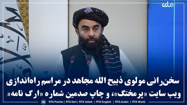 Mawlawi Zabihullah Mujahid Delivers Speech at Launch of Pormukhtag Website and 100th Issue of Argnama