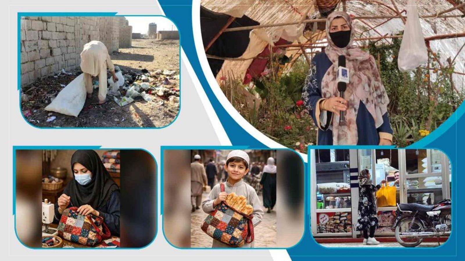 Women in Nimroz switch to cloth bags and home gardens to fight plastic pollution
