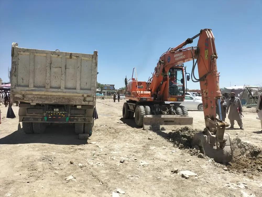 Construction of Tahseeldar Khan Commercial Market Begins in Paktika