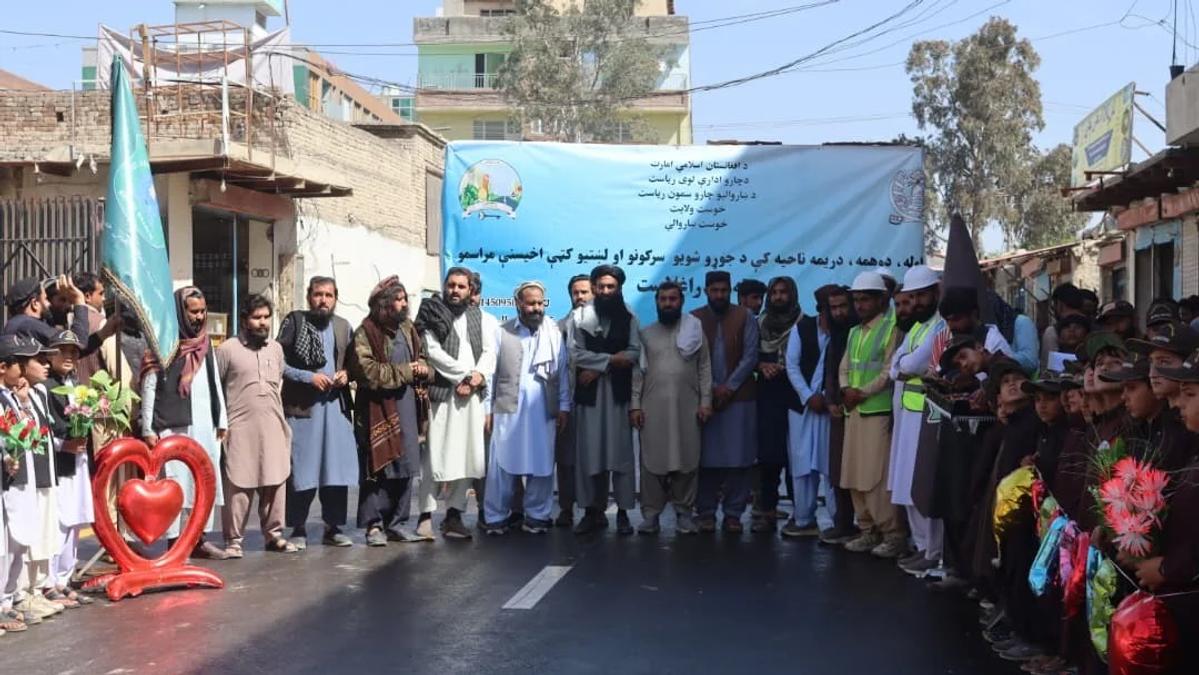 Khost Municipality Completes Road and Drainage Project in Matun City