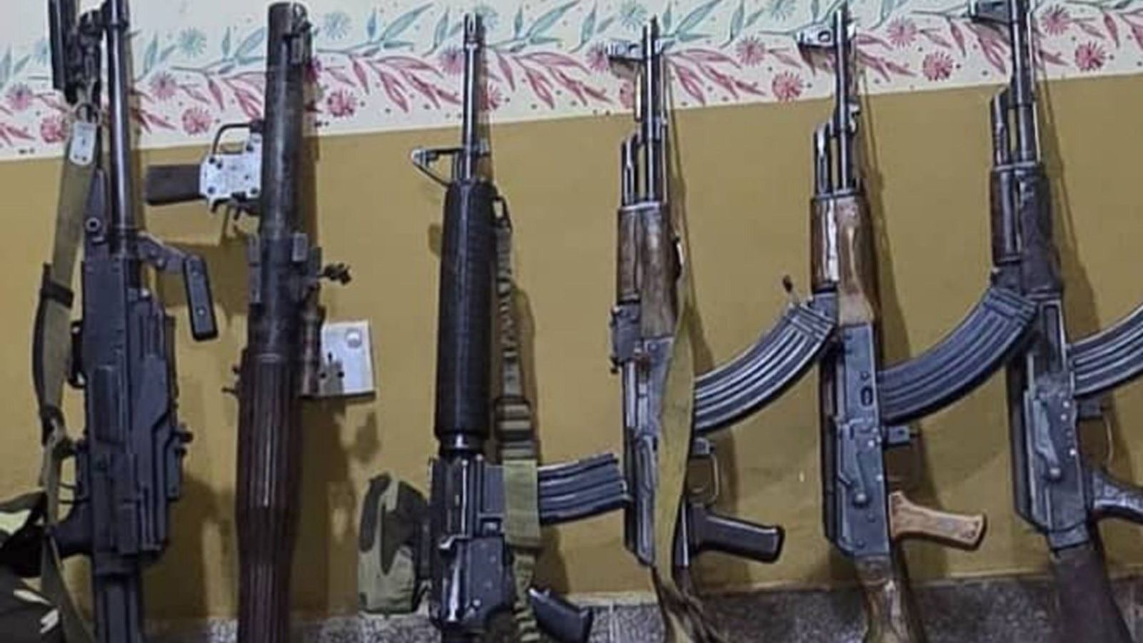 Security forces arrest suspect and seize weapons in Nangarhar district