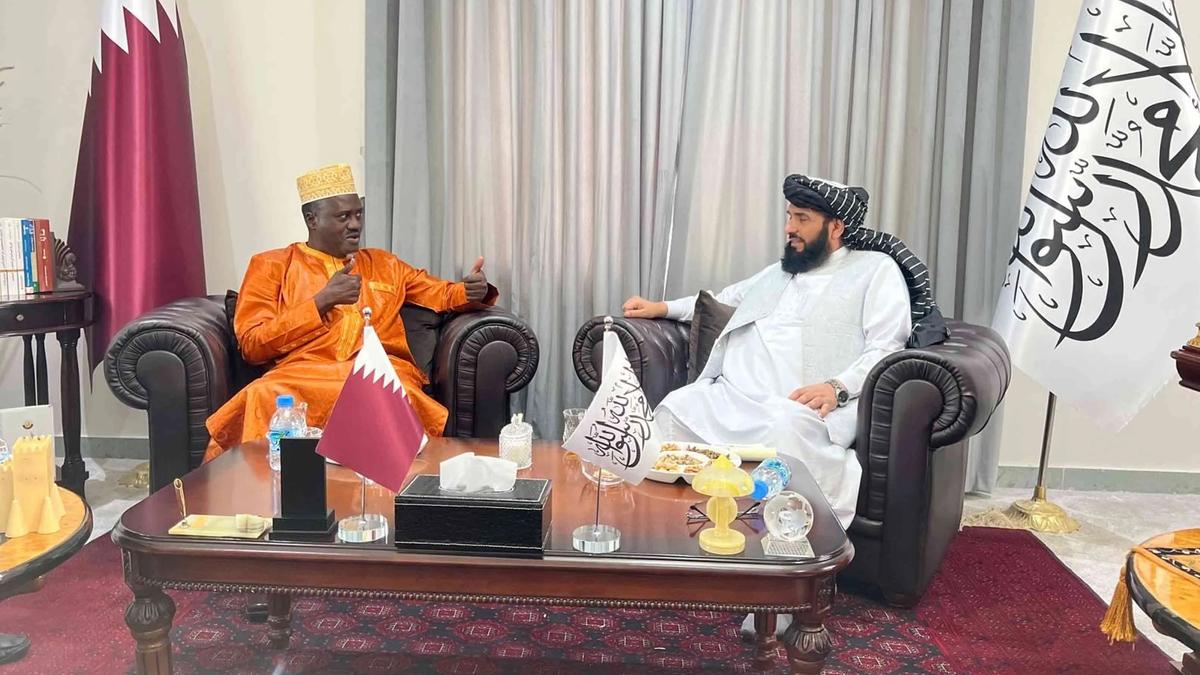 Afghan Ambassador to Qatar Meets Gambian Special Envoy in Doha