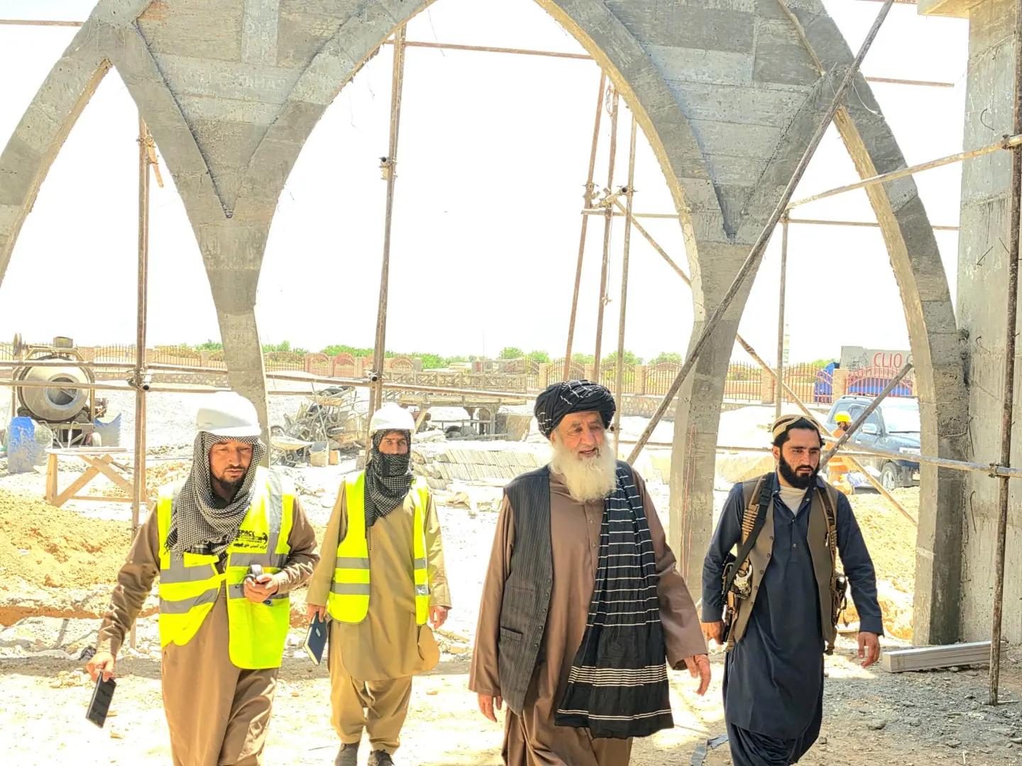 Minister of Public Works Inspects Mosque Construction Projects Along Kabul-Kandahar Highway