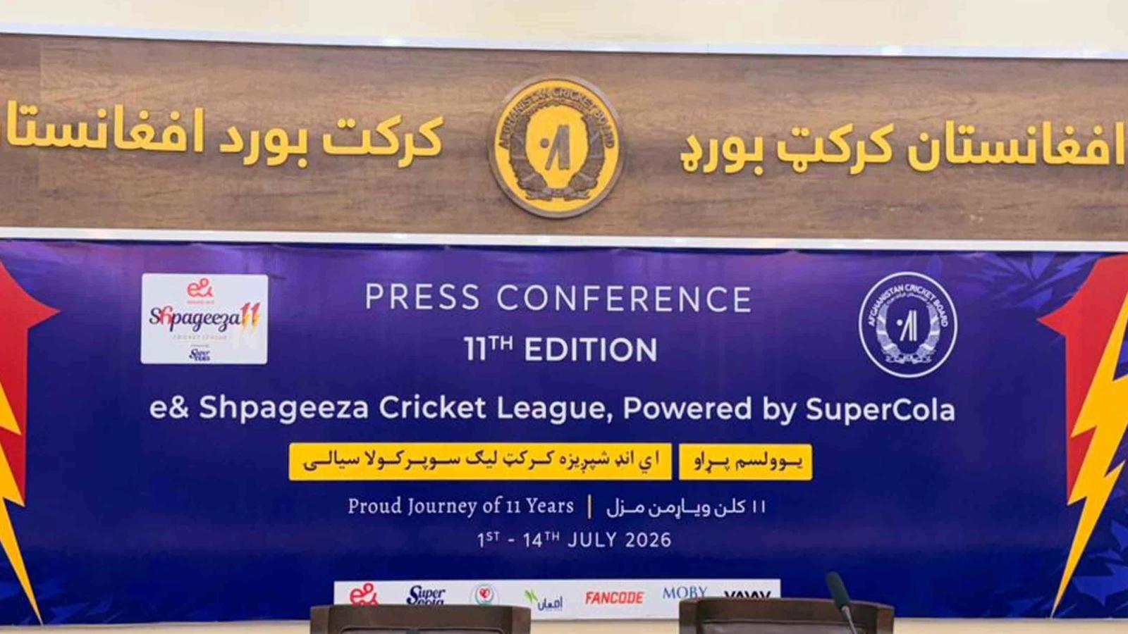 Khost Province to Host Eleventh T20 Cricket Super League