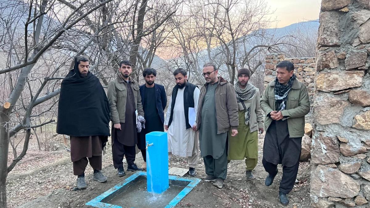 Water Supply Networks Completed in Panjshir’s Rukha District