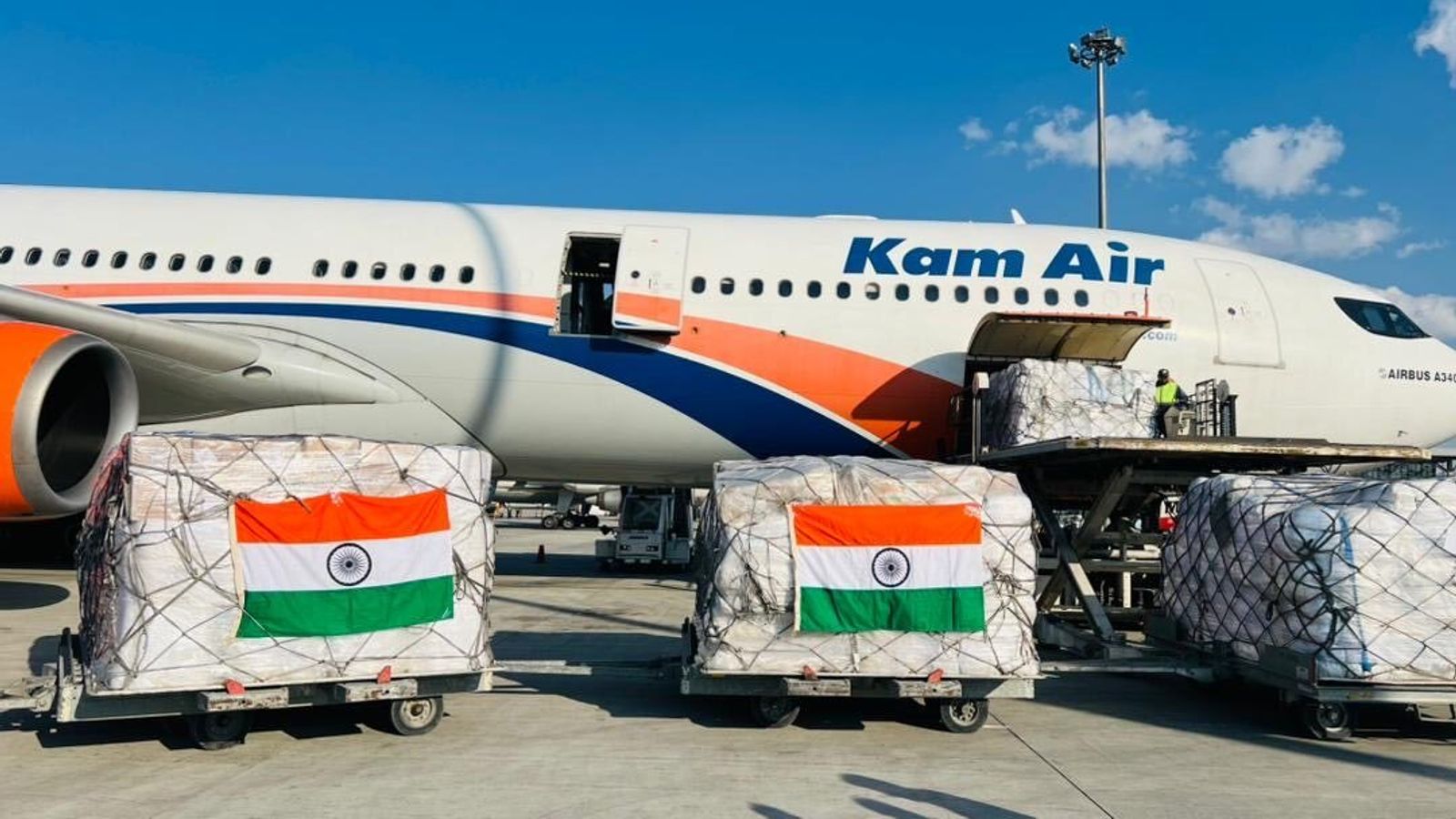 India Sends 2.5 Tons of Emergency Medical Aid to Kabul