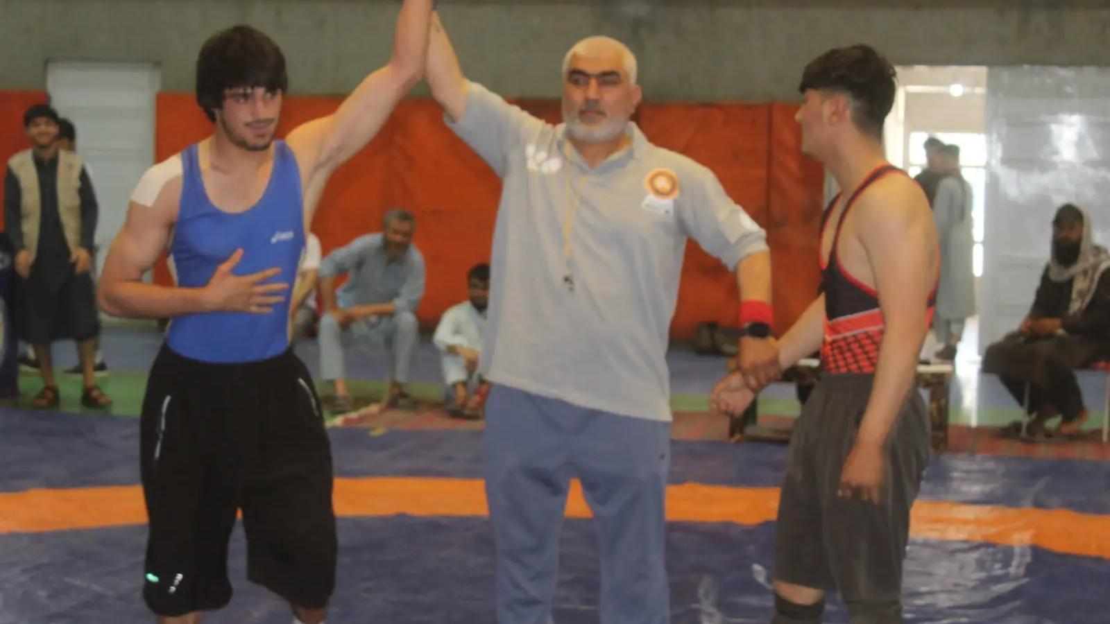 Wrestling Competitions Held in Mazar-i-Sharif