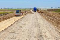 Rehabilitation Works Begin on First Layer of Balkh-Sheberghan Road