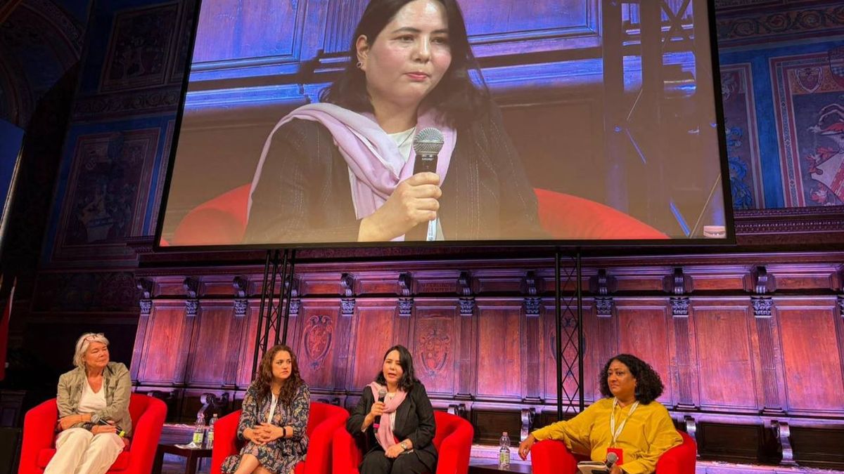 Panel on Afghan Women’s Rights and Media Challenges Held at Italian Journalism Festival
