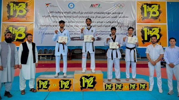 Munir Ahmad's Team Wins 13th Kabul Adult Taekwondo Selection Competition