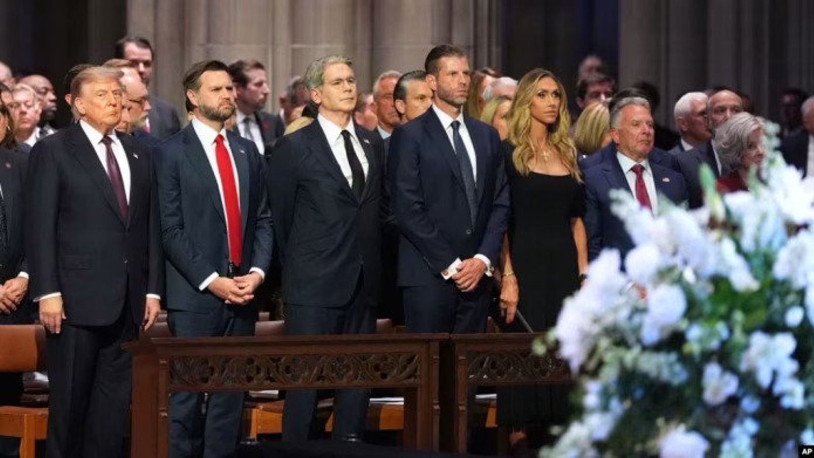 Trump Leads Memorial Service for Late Senator Lindsey Graham