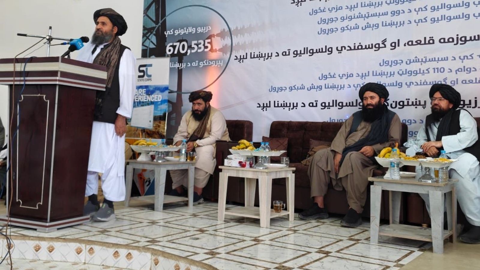 Islamic Emirate Launches Three Electricity Projects Worth 1.12 Billion Afghanis in Faryab