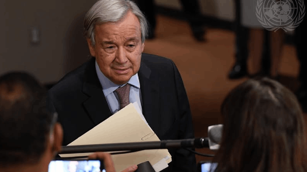 UN Secretary-General Presents Report on Afghanistan Humanitarian Needs to Security Council