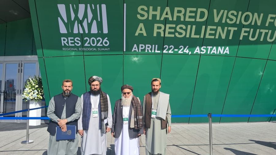 Afghan Delegation Attends Regional Ecological Leaders Summit in Astana