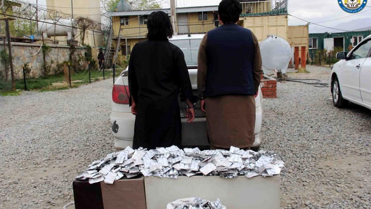 Kabul Police Arrest Two for Narcotics Sales, Seize 6,000 Zikab Tablets