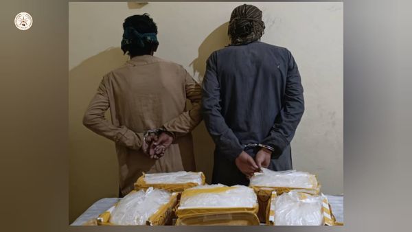 Two Smugglers Arrested in Nangarhar with 15 Kilograms of Shisha Narcotics