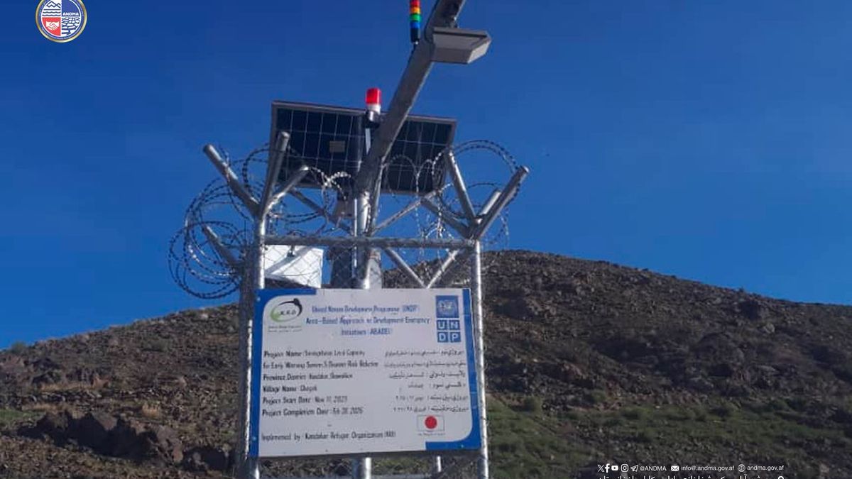 Three Early Flood Warning Systems Installed in Kandahar