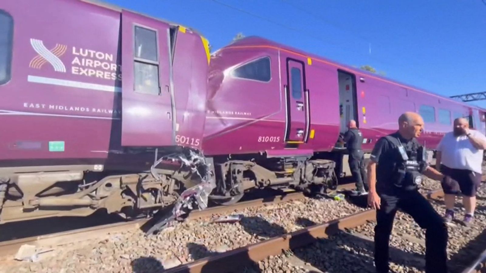 Two trains collide in northern London, killing one and injuring nearly 90