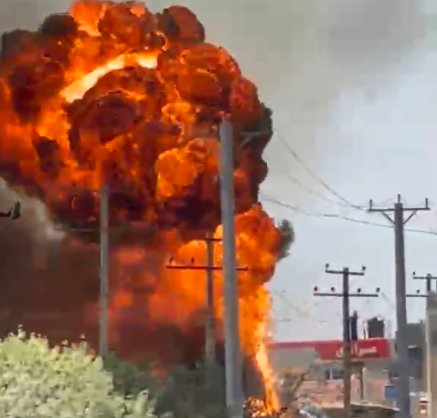 Major Fire Erupts in Dasht-e Shor Area of Mazar-e-Sharif