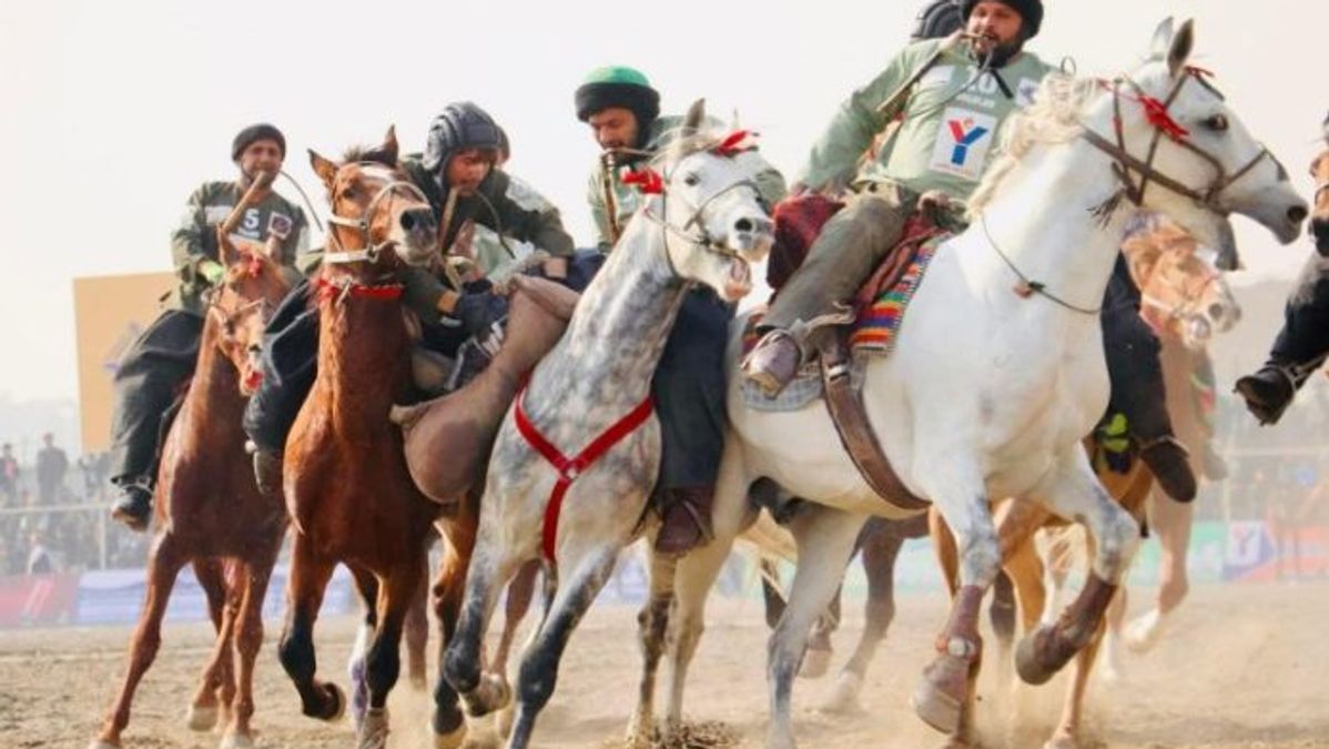 Afghanistan's Buzkashi Team Defeats Russia 5-0 at International Tournament in Kazakhstan