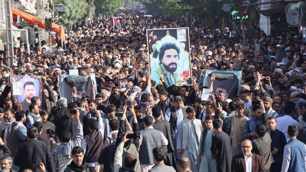 Herat Residents Protest During Funeral of Attack Victims, Demand Taliban Action