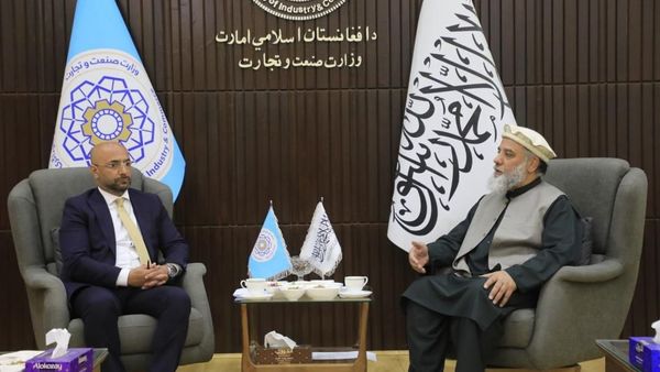 Islamic Emirate Industry Minister Meets Turkish Chargé d'Affaires to Discuss Trade Ties