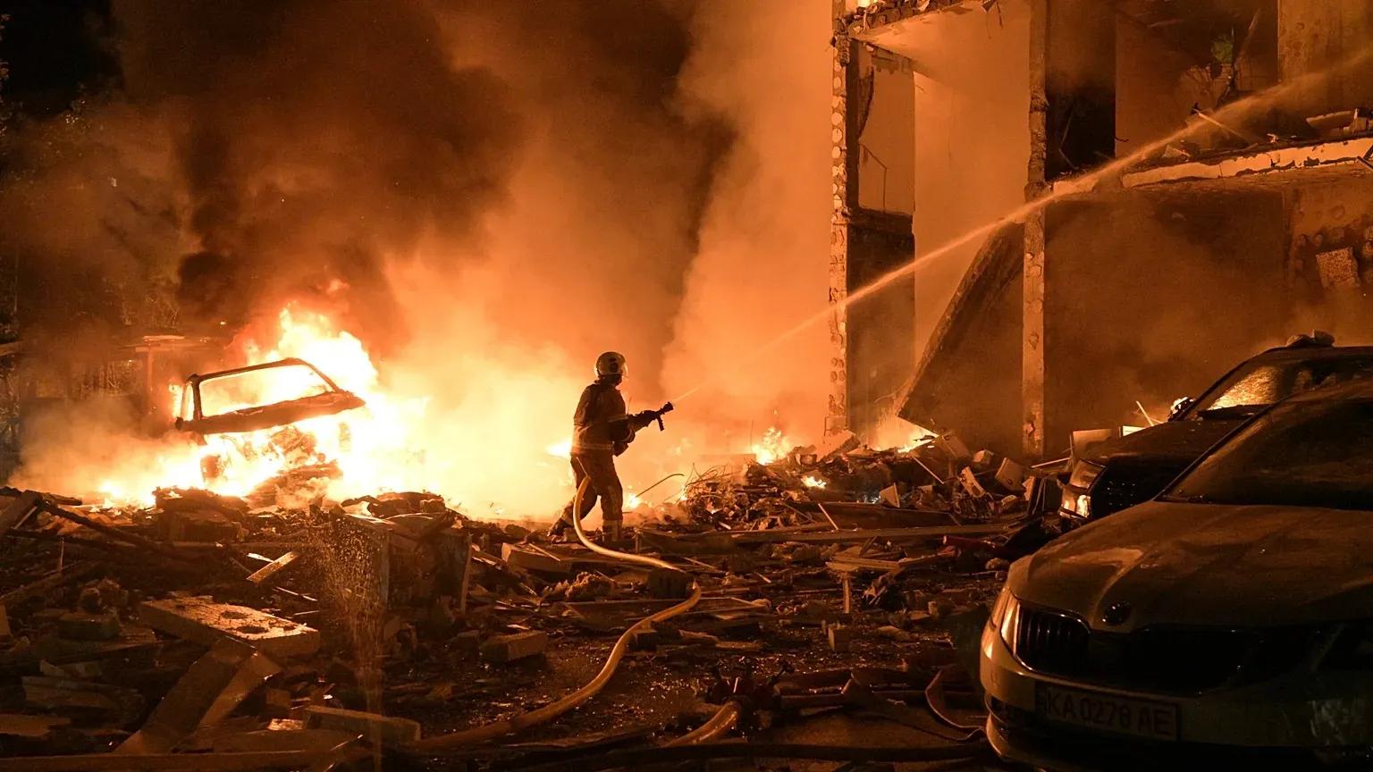 Russian Ballistic Missile Attack on Kyiv Kills at Least One