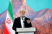 Iran's Pezeshkian says committed to lasting peace but no hesitation in defending authority
