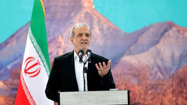 Iran's Pezeshkian says committed to lasting peace but no hesitation in defending authority