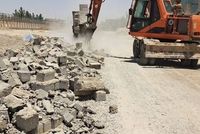 Walls Built by Associates of Taliban Communications Minister Demolished in Lashkar Gah