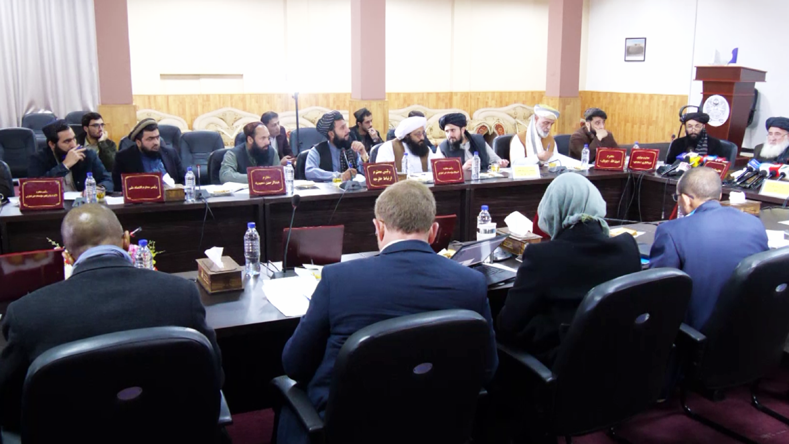 Islamic Emirate Economy Minister Urges Sustained Aid at 2026 Development Framework Meeting