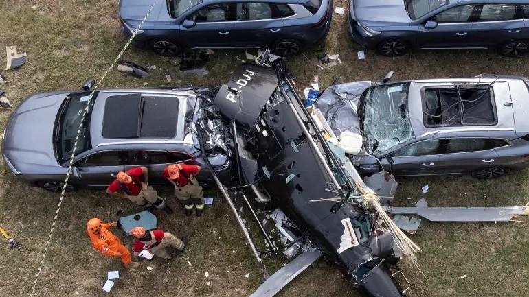 Six killed in mid-air helicopter collision in Rio de Janeiro