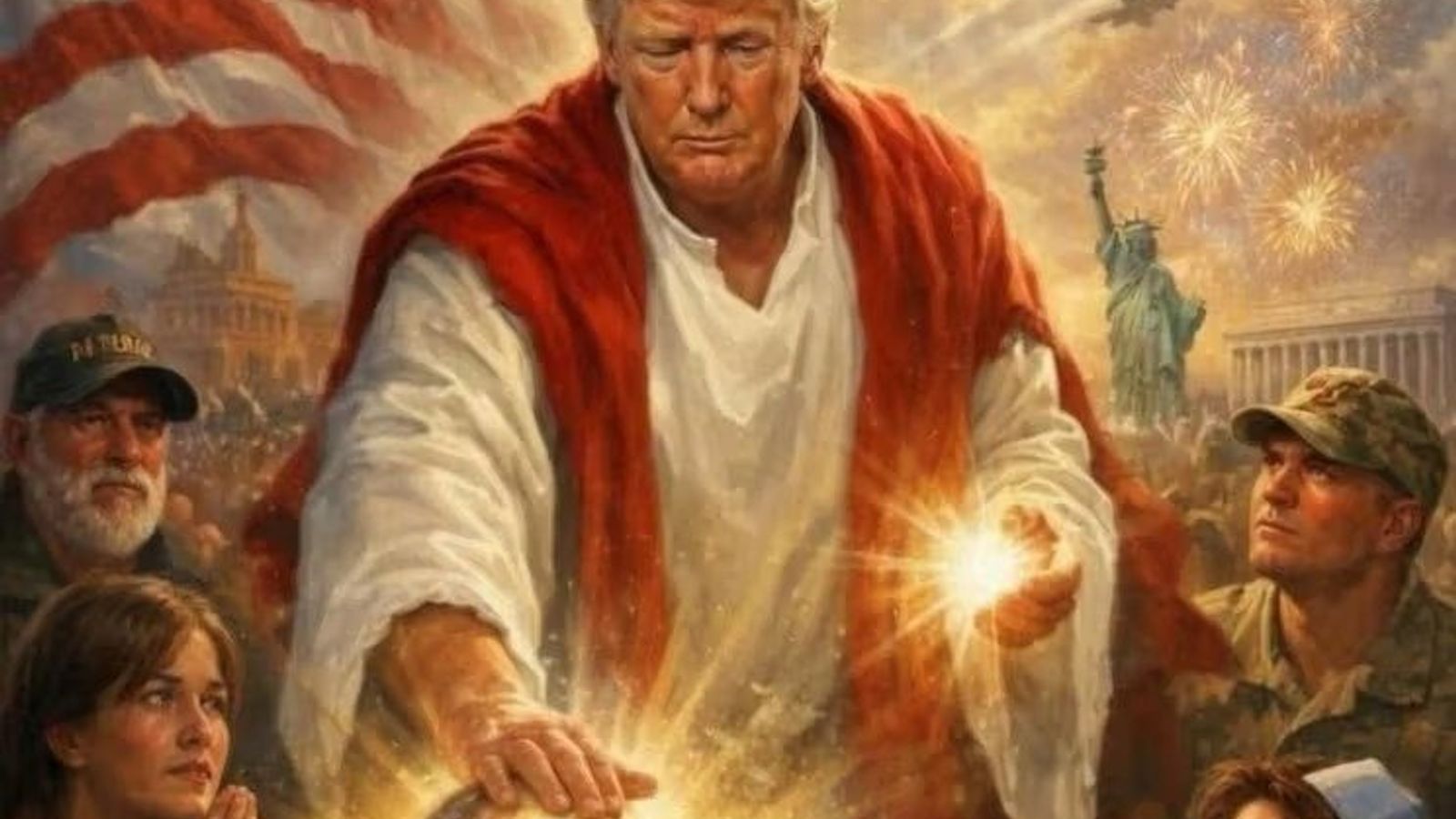 Trump Deletes AI-Generated Image After Backlash from Christian Groups
