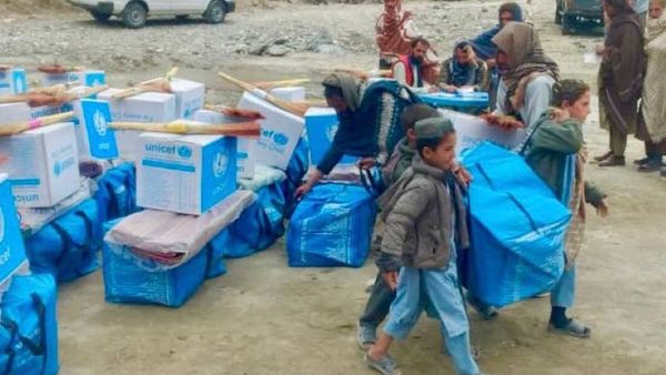 UNICEF Begins Aid Distribution to 5,500 Families Displaced by Taliban-Pakistan Border Clashes