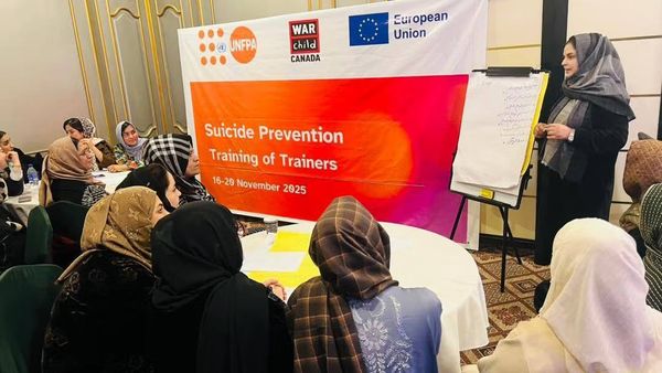 UNFPA Holds Suicide Prevention Training in Kabul with EU Support