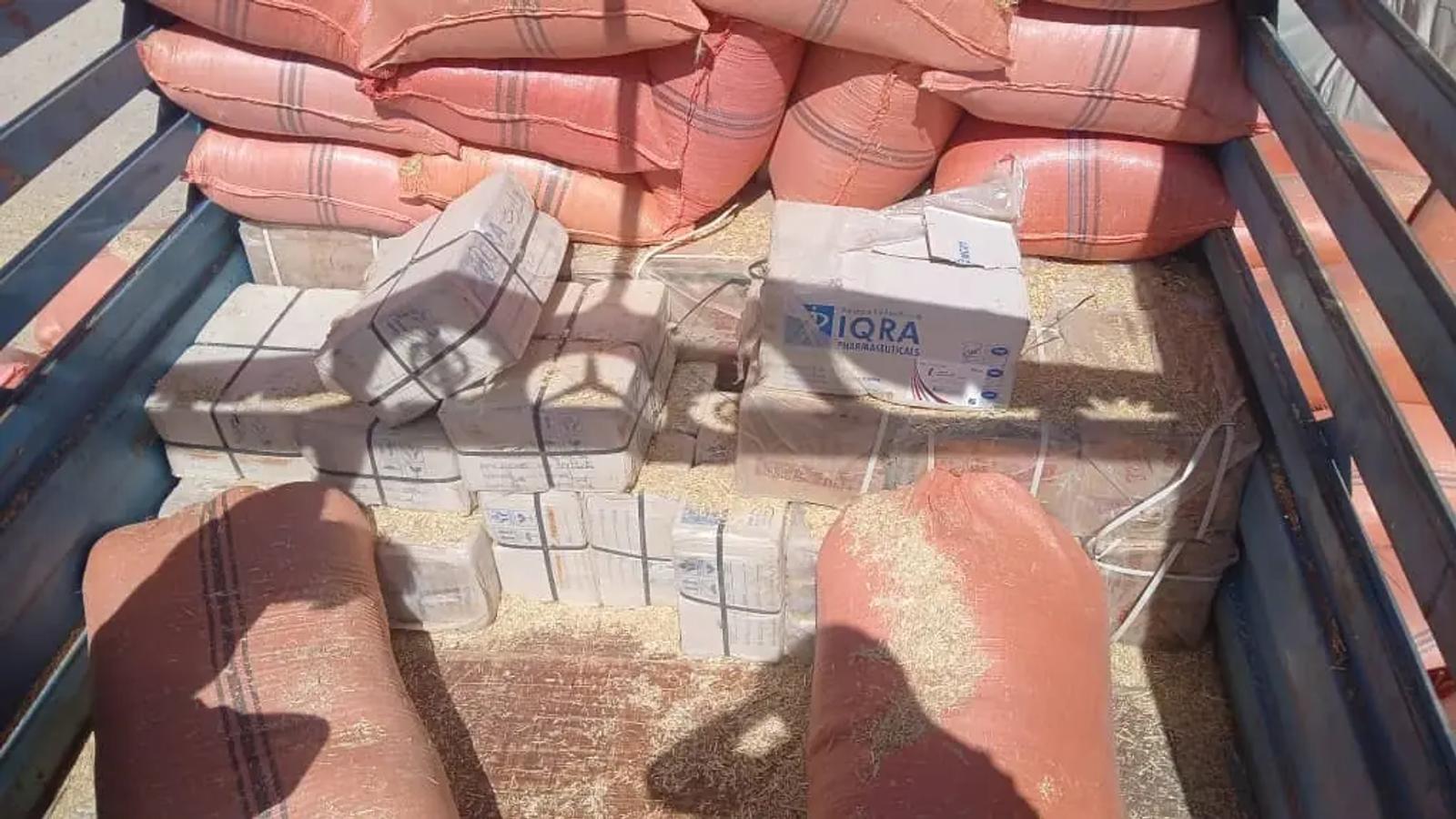 Security forces prevent smuggling of over two tons of medicine in Nimroz