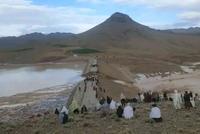 Helmand Officials Meet UNDP, Contractors on Rebuilding Rain-Damaged Washir Check Dam