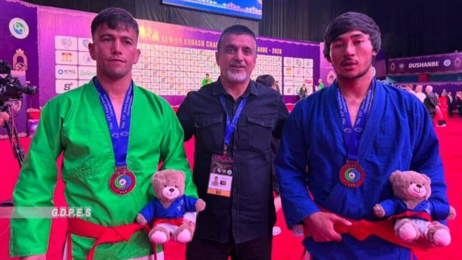 Two Afghan athletes win bronze medals at Asian Kurash Championships